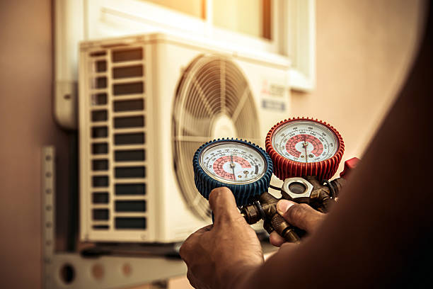 Professional Furnace Repair technician working in Glenbeulah, WI